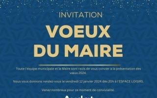 Invitation voeux du maire