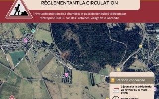 Travaux rue des fontaines