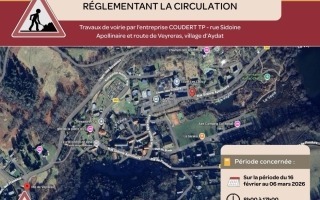 Travaux rue sidoine apollinaire