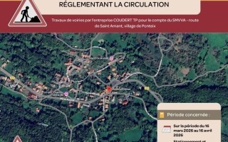 Travaux route de saint amant