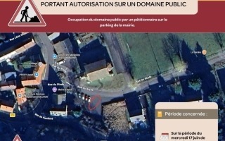 Occupation domain epublic &#8211; parking mairie (1)